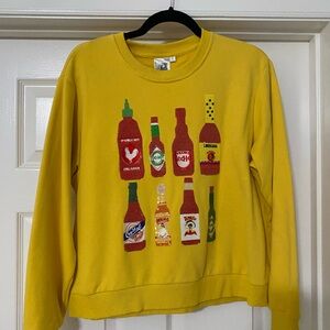 Queen of Sparkles size S Hot Sauce sweater!